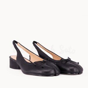Black Slingback Tabis | Size 39 / Women's 8